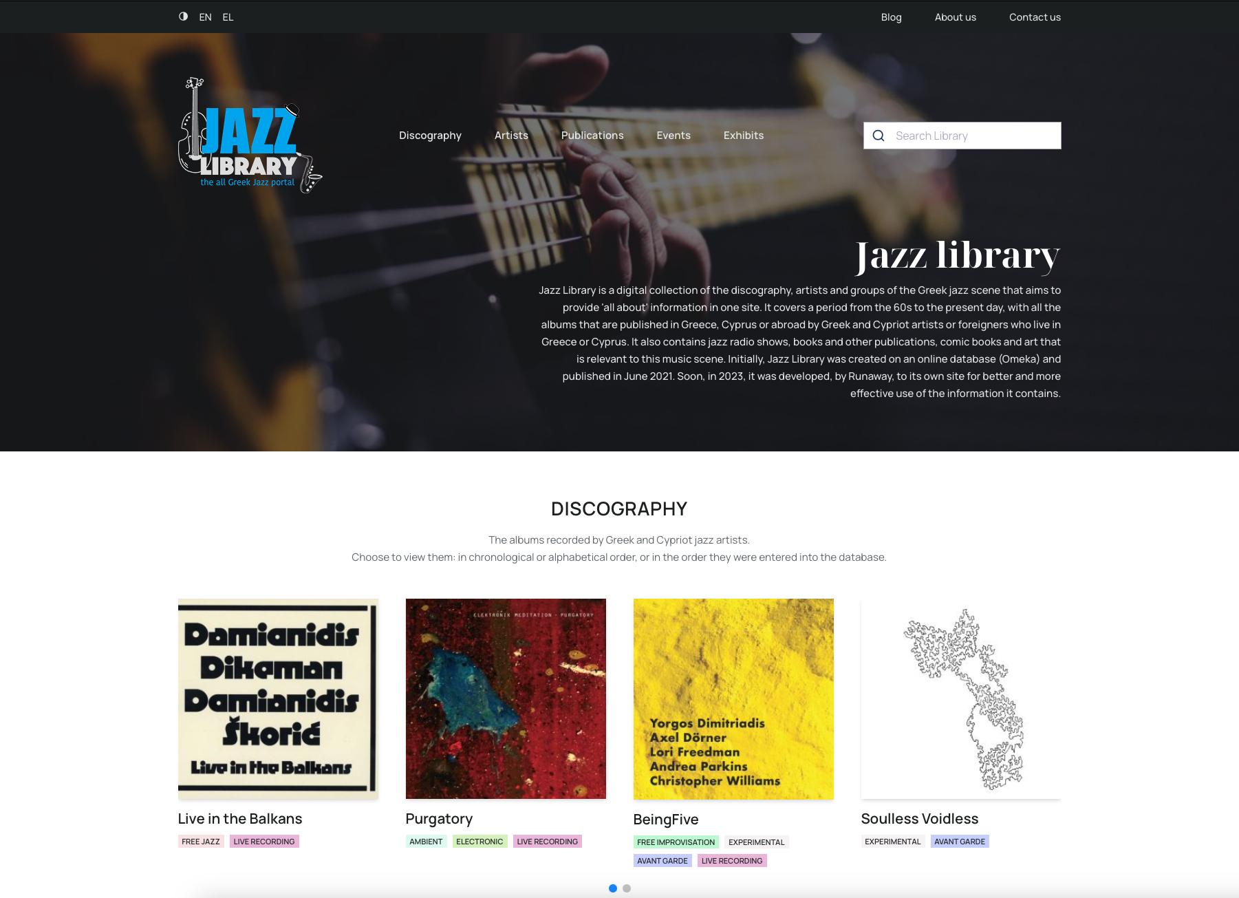 Greek Jazz Library - Digital Music Archive